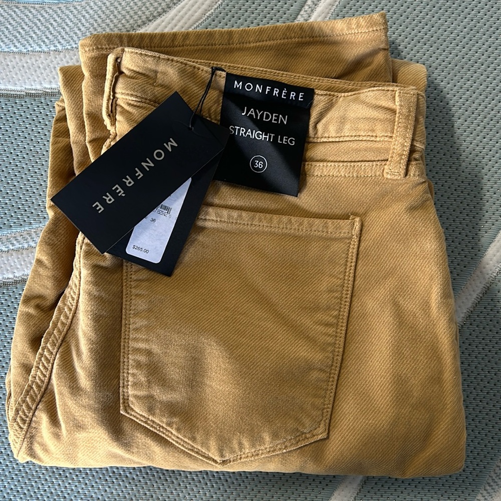 Monfrere Jayden Straight Leg Biscotti Men’s Size 36